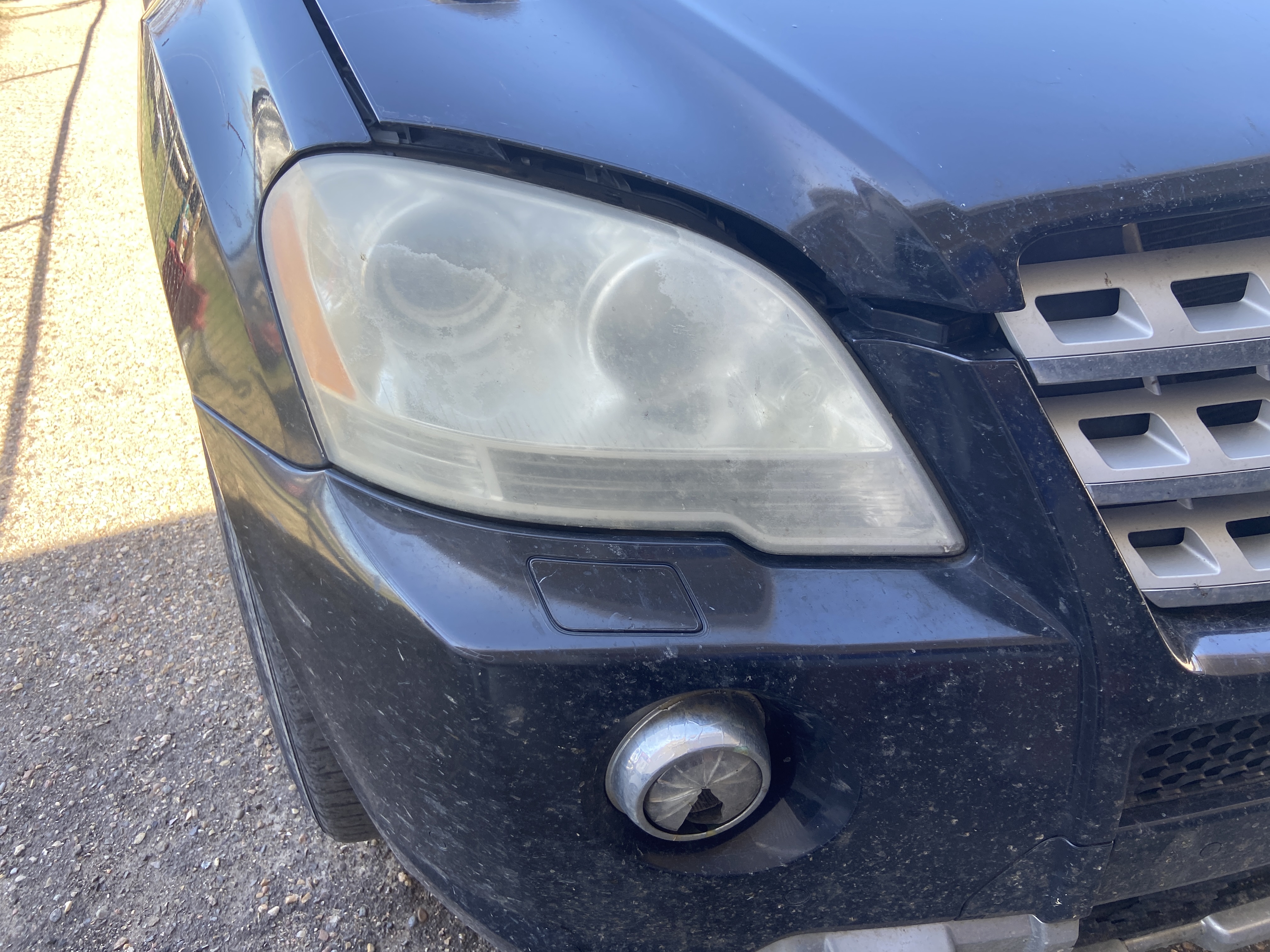 Before headlight restoration set 1